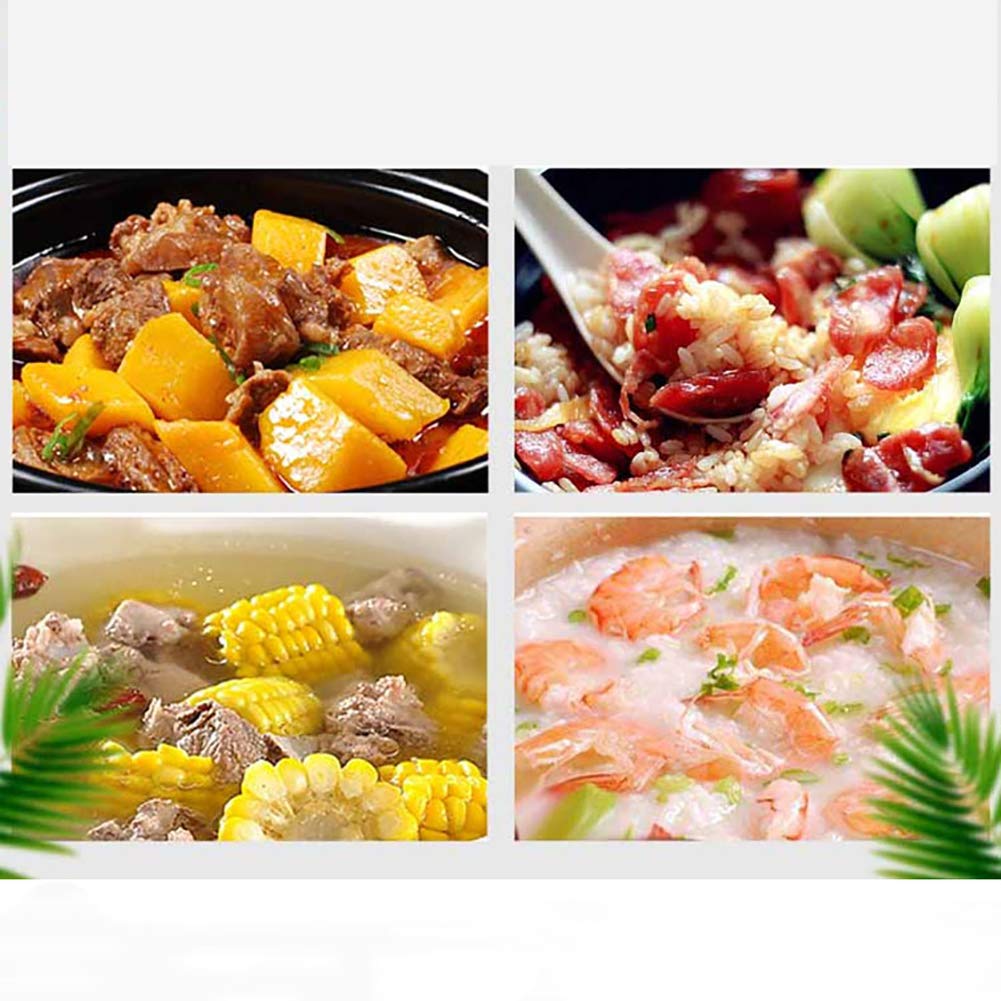 Hogar Braising Pan Cocotte,Coreano Guisada Cerámica Cazuela,Calor-resistente No-palo Cacerola Con Lid Amarillo 4 Litros