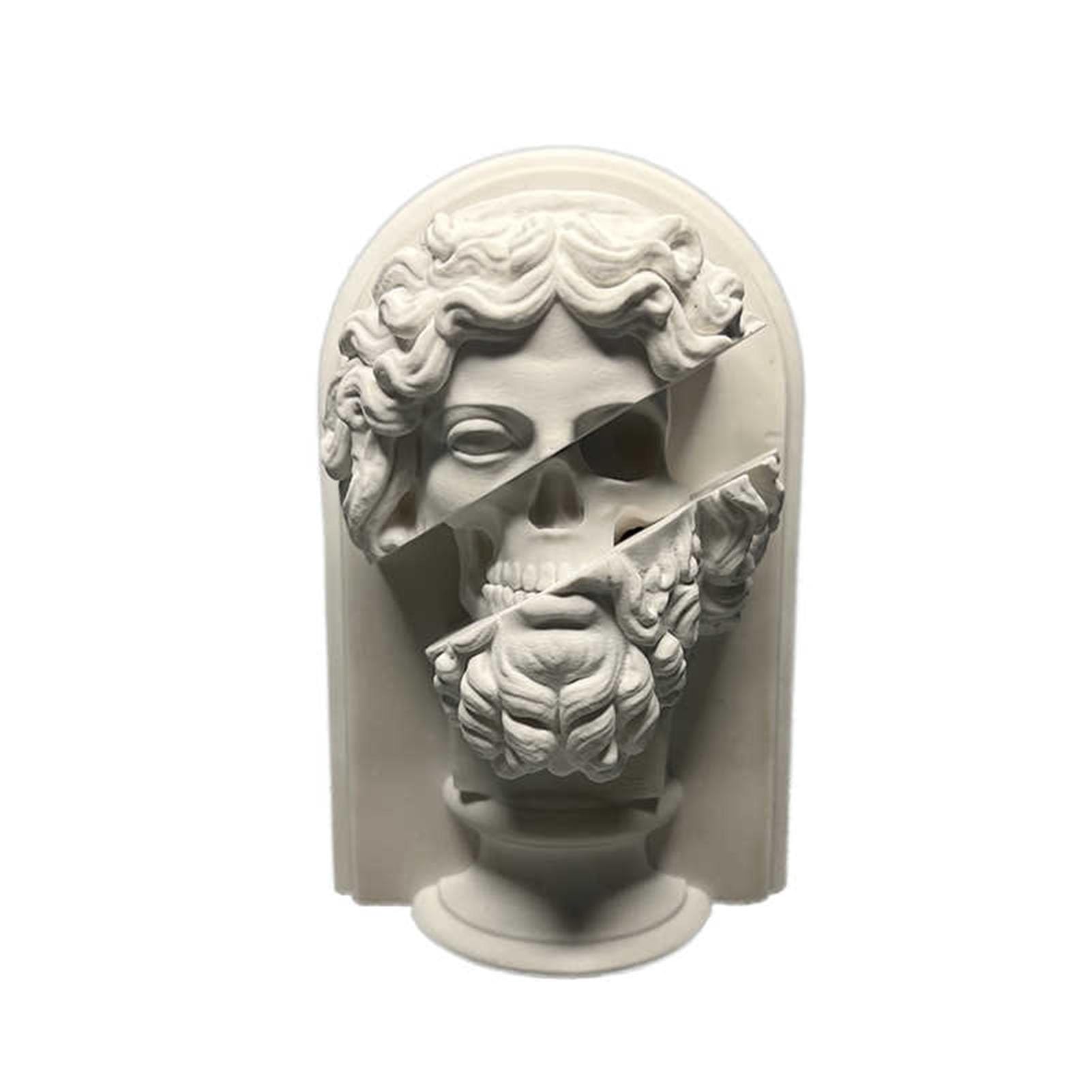 YUZDNM Desktop Art Statue Sculpture - Retro Roman Mythology Plaster Statue Sculpture, Creative Art Statue, Personalized High-end Decoration, Desktop Ornament/Gift
