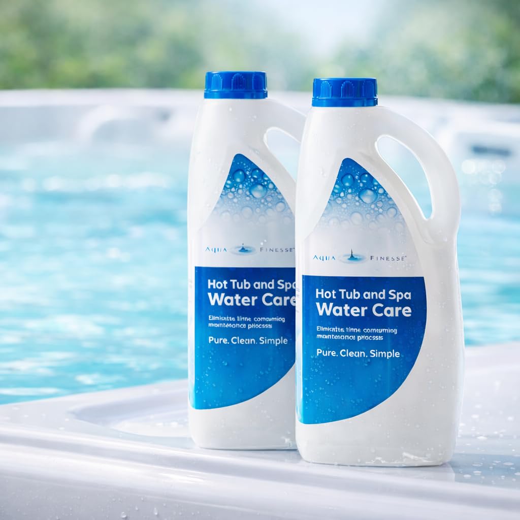 Aqua Finesse Wasserpflege Set für Outdoor-Whirlpools, AquaFinesse + Pfahler pH Heber