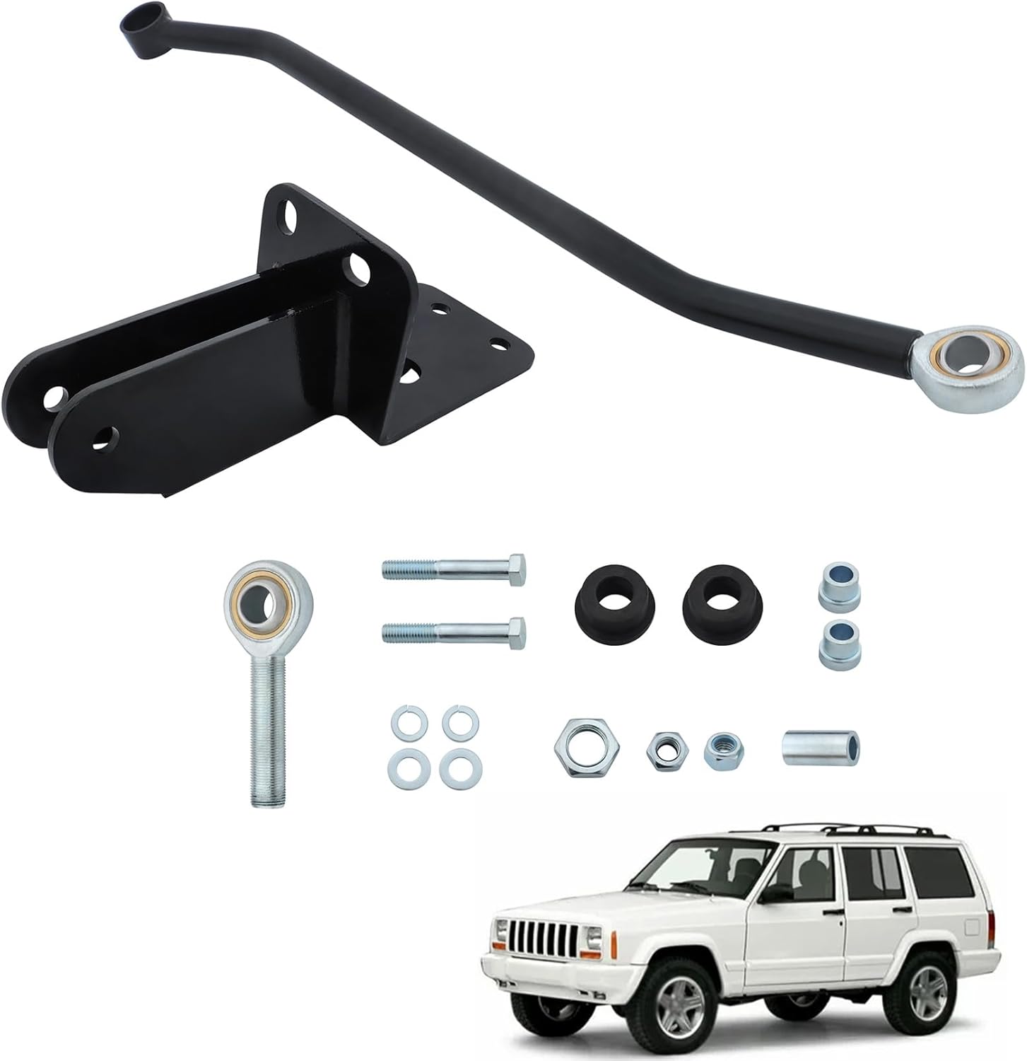 Heavy Duty Front Track Bar Replacement for XJ 1984-2001 with 4-6.5 inch lift 2WD 4WD