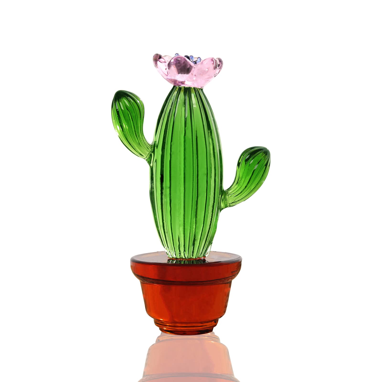 Amazon.com: LONGSHENG - SINCE 2001 - Handcrafted Glass Cactus