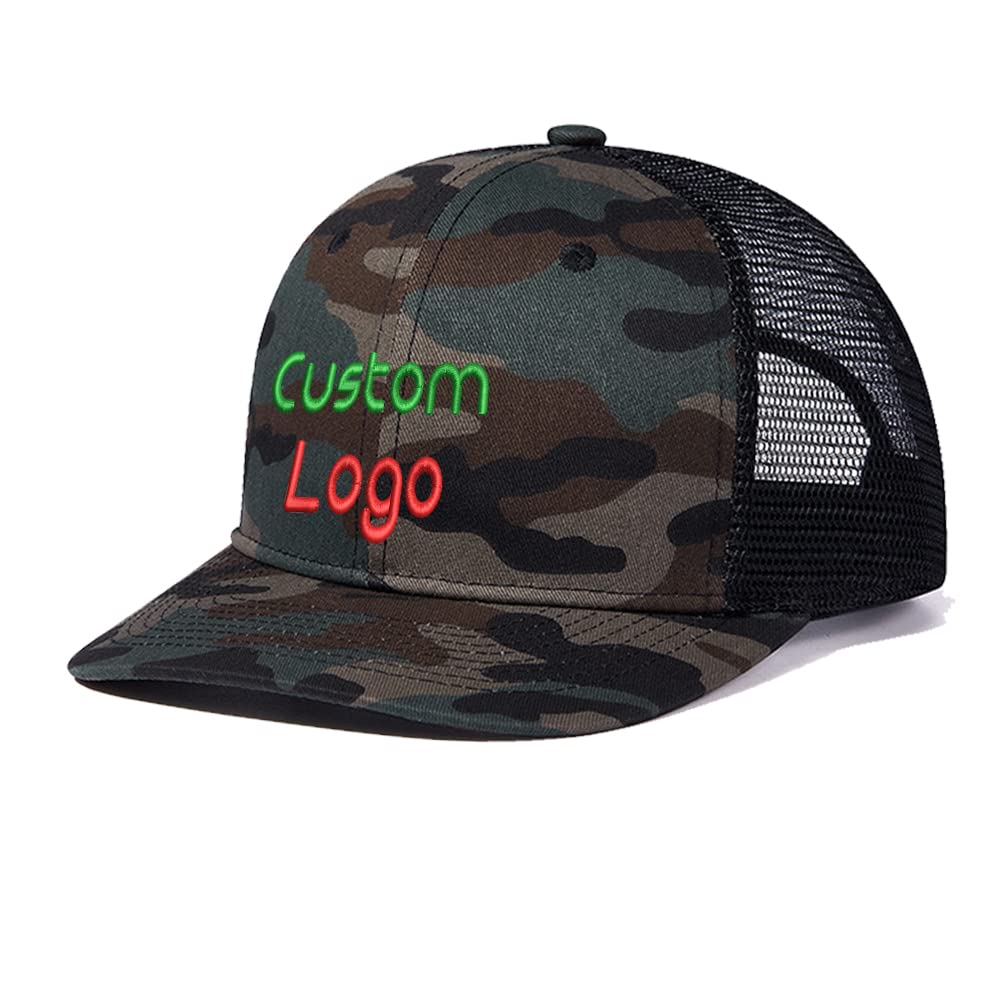 JBZCustomize Embroidered 112 Trucker Hat Design Your Own Personalized Blank Hat Add Text Or Logo