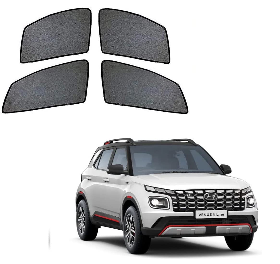 KOZDIKO Half car Curtains Sunshade for Hyundai VenueNLine