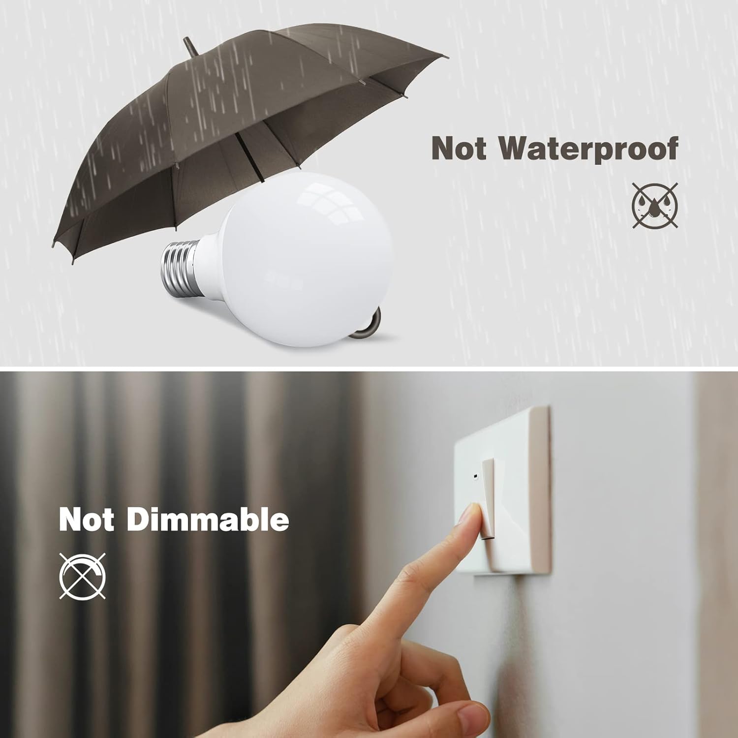 Black Friday - 40% OFF SHINESTAR G25 Globe Light Bulbs, LED Round Light Bulbs for Bathroom, Vanity, Mirror, 60 Watt Equivalent, E26 Standard Base, 2700K Warm White, Non-Dimmable, 8-Pack