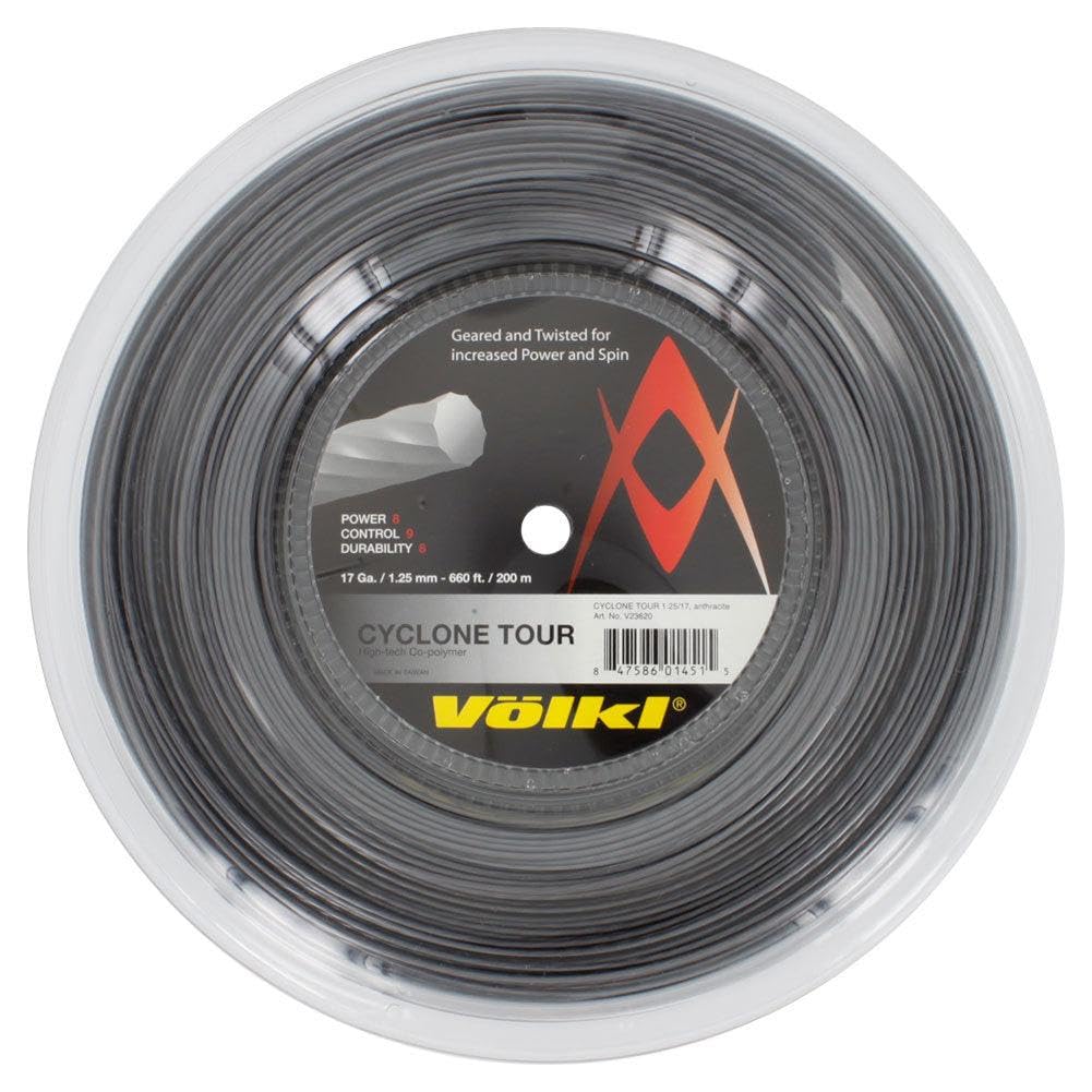 Volkl Cyclone Tour Cordage Schläger für Erwachsene, Unisex, Anthrazit, 17