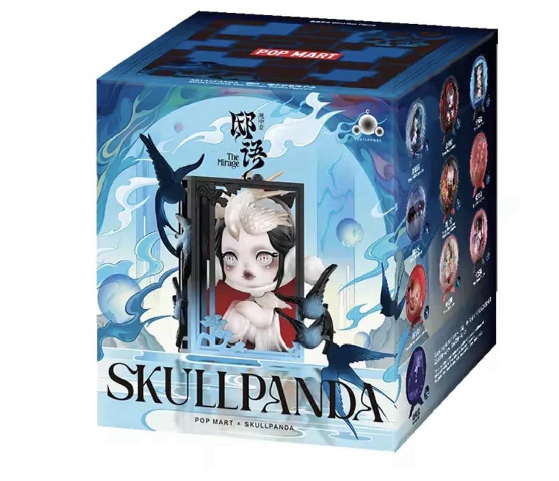 POP MART SKULLPANDA The Mirage Series - Artistic Vinyl Collectible Figures - Blind Box Display Models for Art Toy Lovers - 1 Box