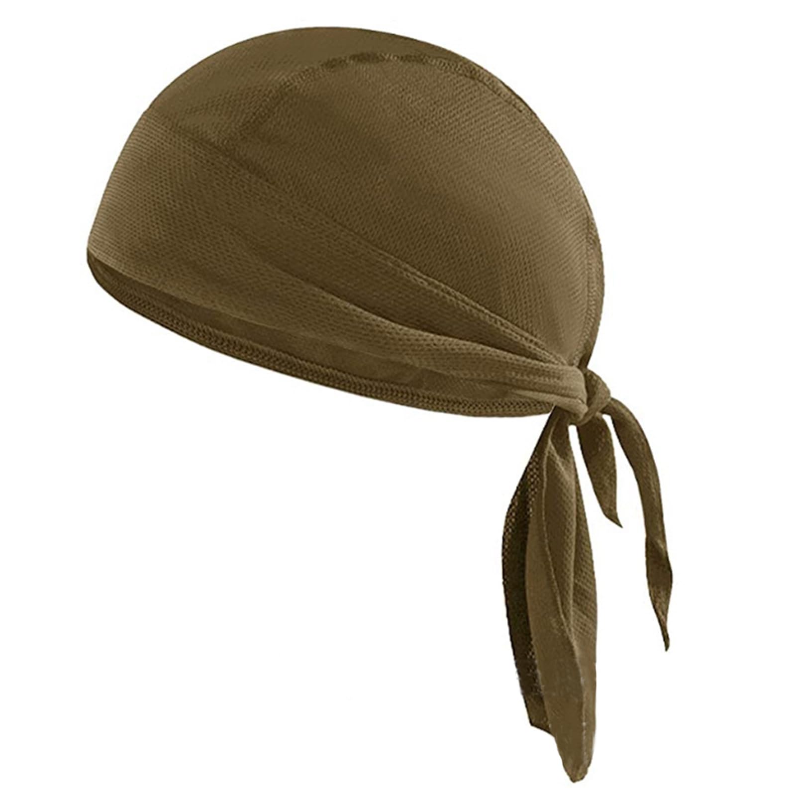 Jinqigg Unisex Khaki Street Trend Temperament Hat Windproof Protecting Elegant Fashionable Helmets Cycling Gear Quick Drying Breathable Headscarf