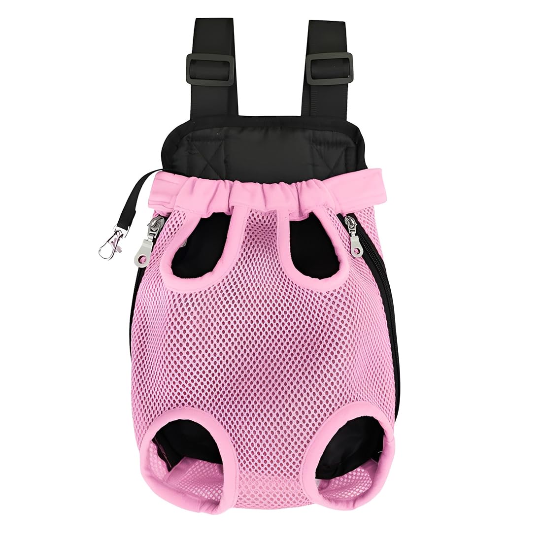 Borsa Viaggio Cane Gatto Traspirante Marsupio Regolabile Zaino Passeggio Gatti Cani Attività All'aperto Rosa