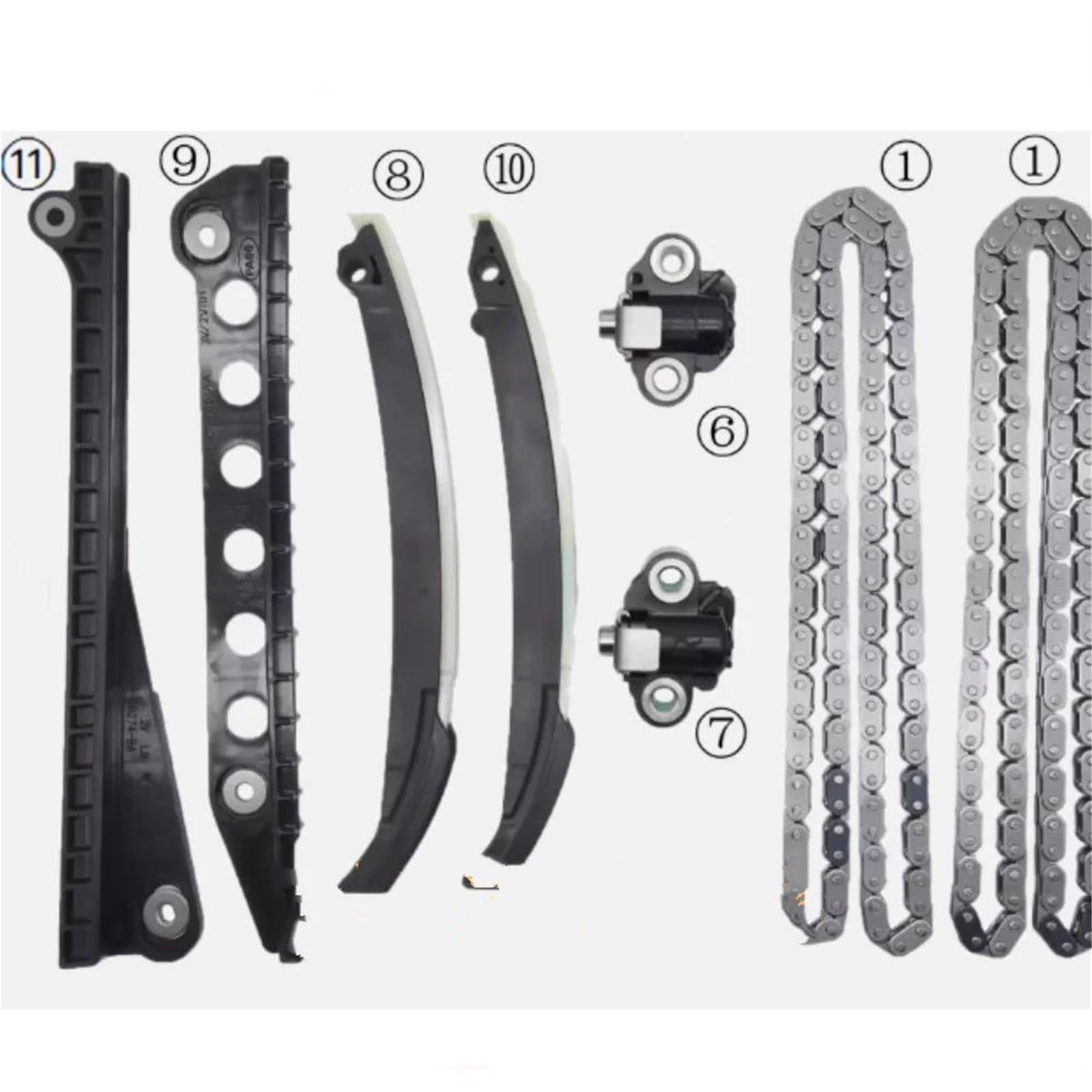 Kit Di Riparazione Del Tenditore Della Catena Distribuzione Motore Per Ford Per MUSTANG Per Lincoln F150, F250, F350 5.4L XL1Z6L266AA Kit catena bilanciamento