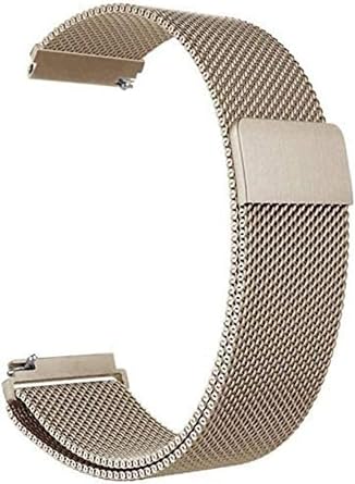CONSTRAIN - Huawei ile uyumlu Watch GT 6/5/4 41mm -GT 5 Pro 42mm  niversal Ak ll  Saat 18mm Kordon Milano Loop Metal Kordon - Kahverengi