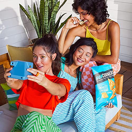 Popcorners Popped Corn Snacks, White Cheddar, 1Oz Bags (20 Pack) #TOP3