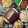 Gatherfun Football Party Supplies Kit Serve 24,Includes Dinner Plates, Dessert Napkins, Cups,Banner and Touchdown Tablecloth for Birthday Gameday Tailgate Decorations, Green (2023053002) #5