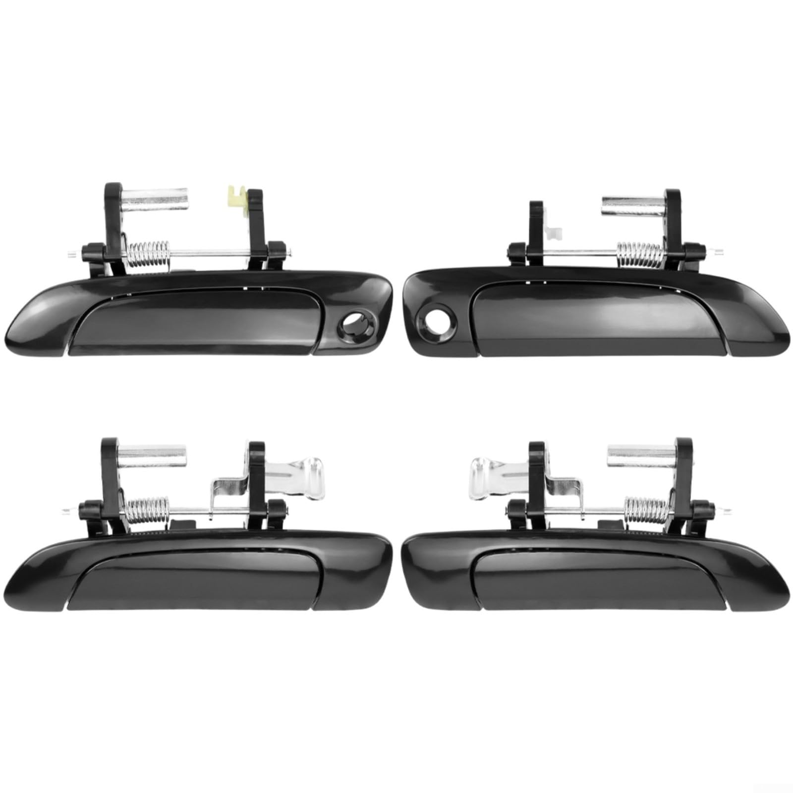 Poignées de porte extérieures ABS noir pour Honda Civic 2001 2002 2003 2004 2005