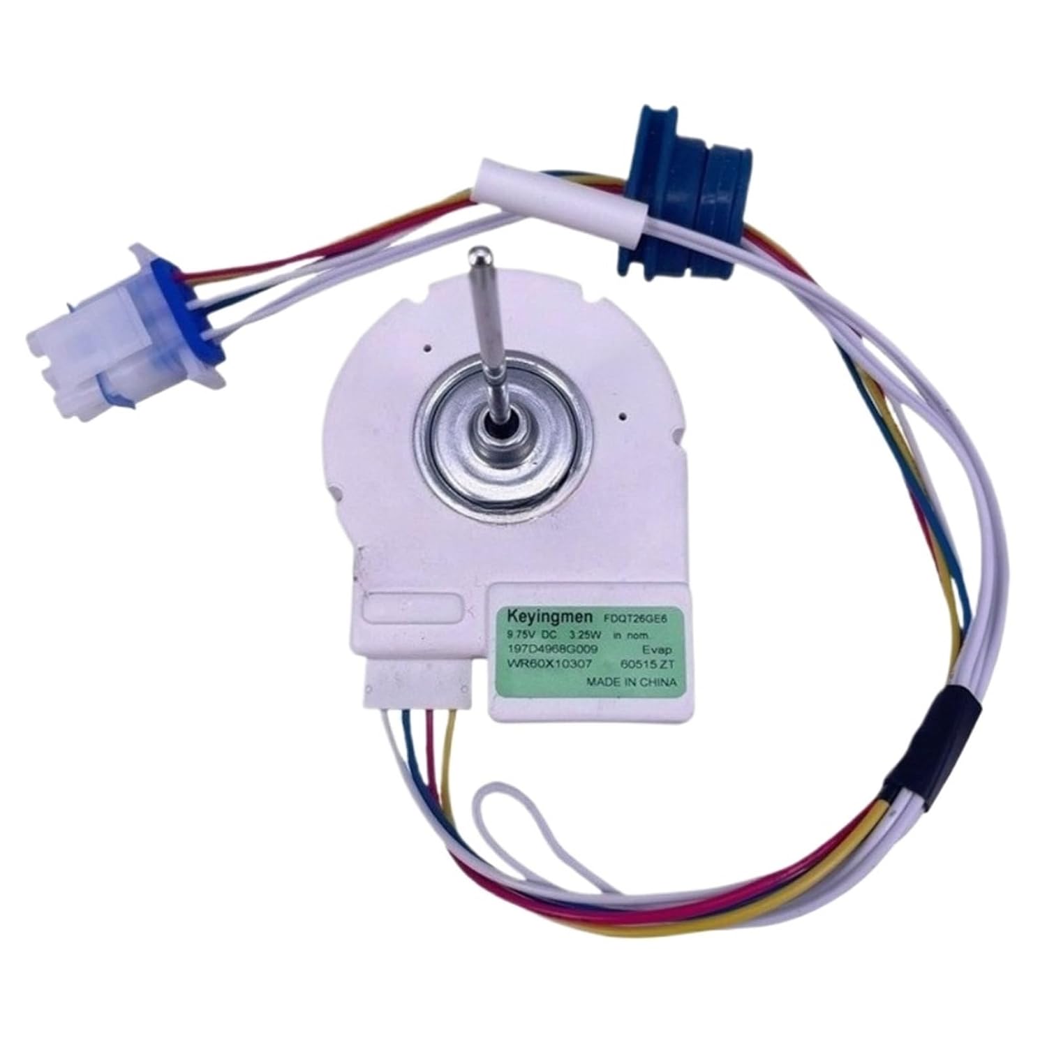 FDQT26GE6 9.75V with Temperature Sensor Cooling Fan Motor Refrigerator Fridge Radiator Freezer Parts