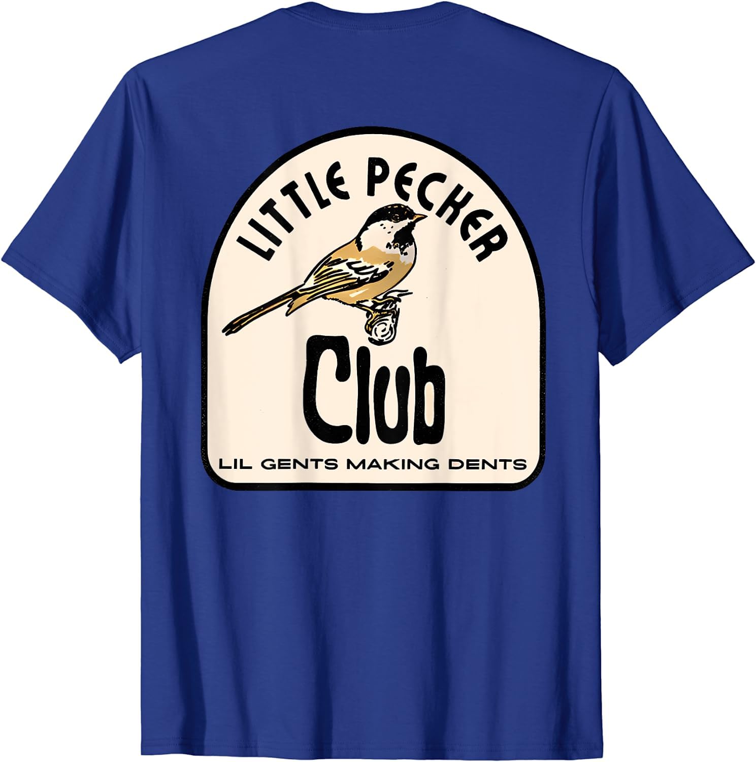 GAG GIFT.Little Pecker Club Mens T Shirt Size M "Lil Gents Making