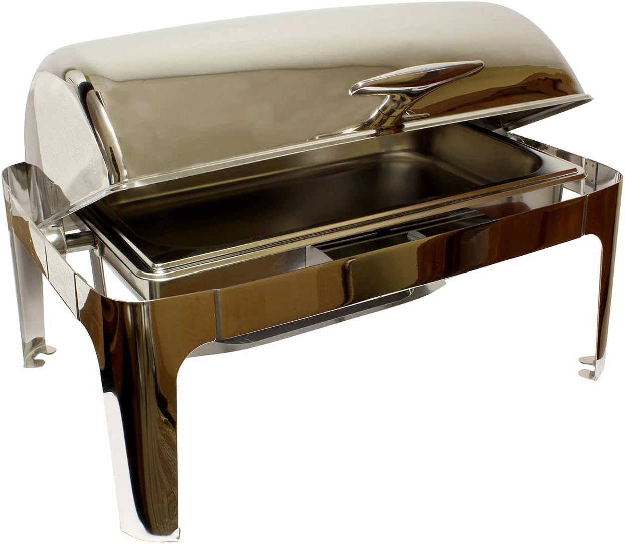 Lot45 Chafing Dish Buffet Set – 8 Qt Chafing Dish Set Stainless Steel Chafer Set with Full Sized Catering Trays
