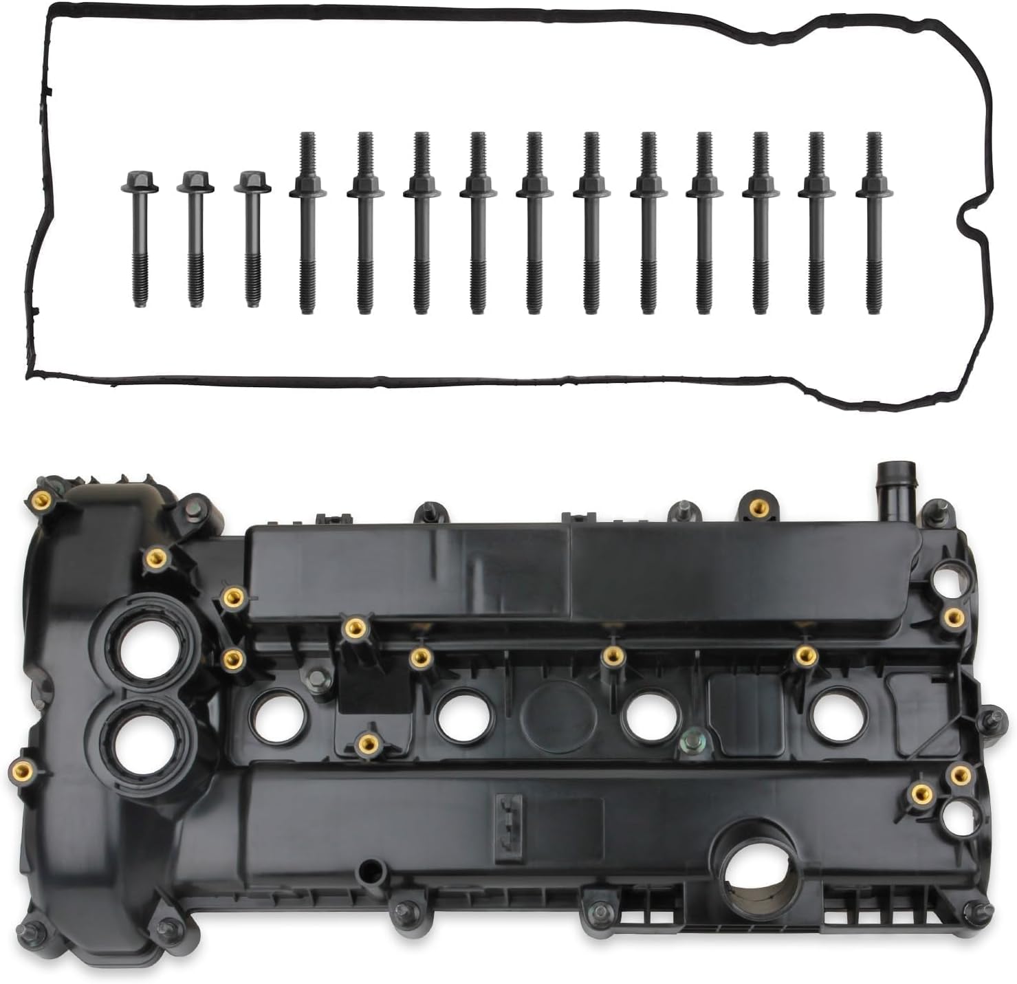 Valve Cover Compatible with Ford Edge Escape Explorer Focus Fusion Special Taurus Lincoln MKC MKZ 2.0L 2.3L 2012-2018 Replace CJ5Z-6582-A CJ5Z6582A