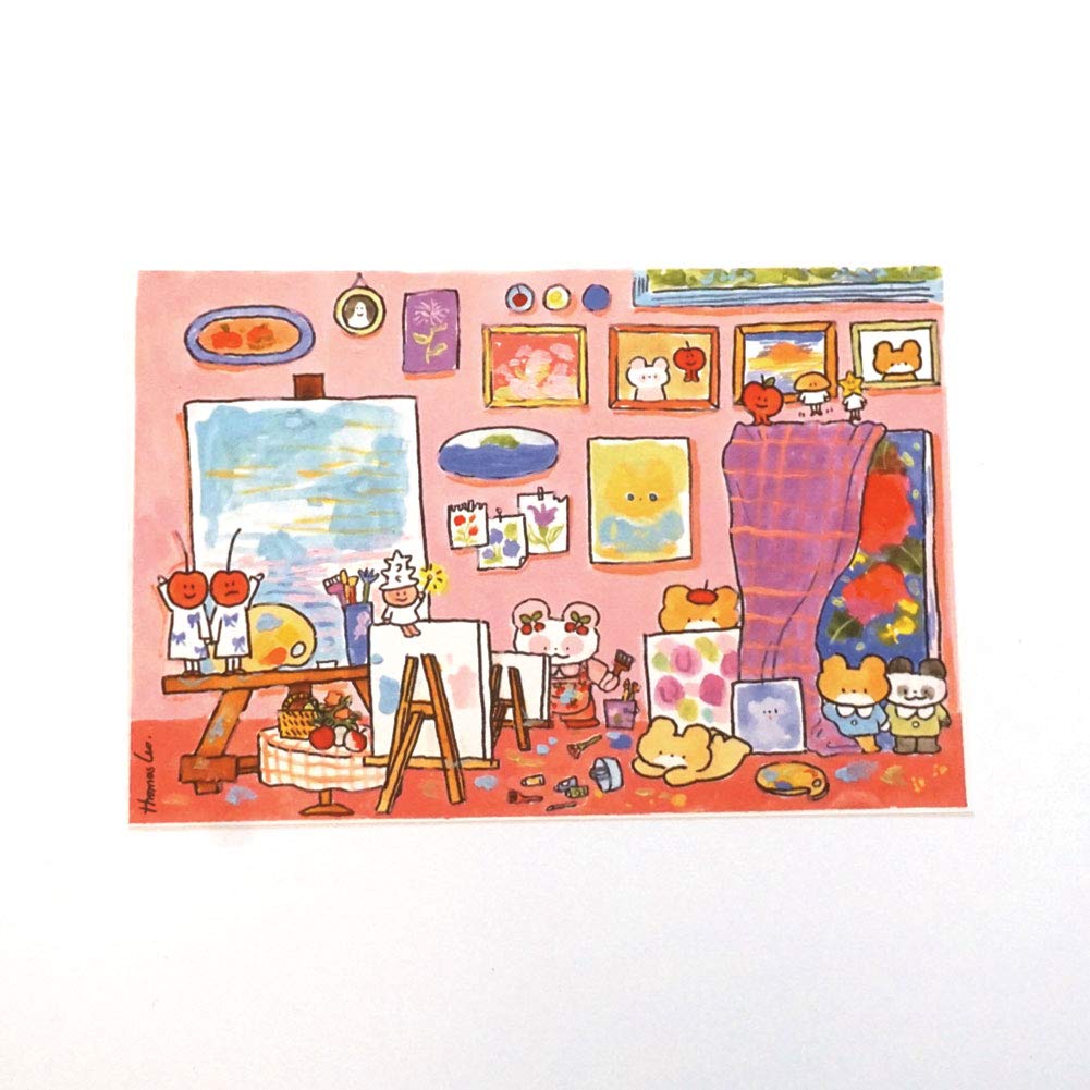 Tara Books “SLOW CAT” スクリーンプリントハンドメイドカード Tara Books “SLOW CAT” スクリーンプリントハンドメイドカード