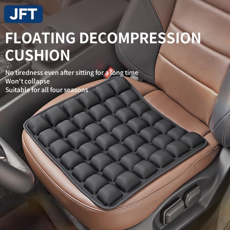 Sodurue Travel Cushion Airplane Seat,Airplane Cushion for Long Flight,Press-Type Inflatable Wheelchair Seat Cushion,42 Airbags for Car,Office,Stadium,Ergonomic Comfort Support Pressure Relief-Black