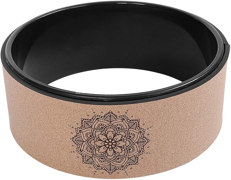 Yoga Wheel Anti Skid Yoga Accessory for Stretching Back Bending Balance Training Improve Posture ABS Material 32cm Diameter 1315g Weight