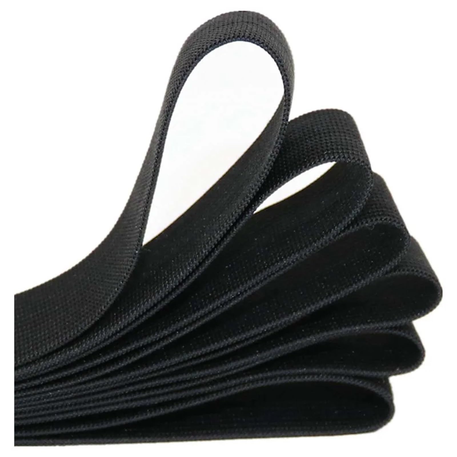 Gumka, elastyczna do szycia nylonowych opasek elastycznych, spodni odzieżowych, akcesoriów do szycia(Black,25mm)