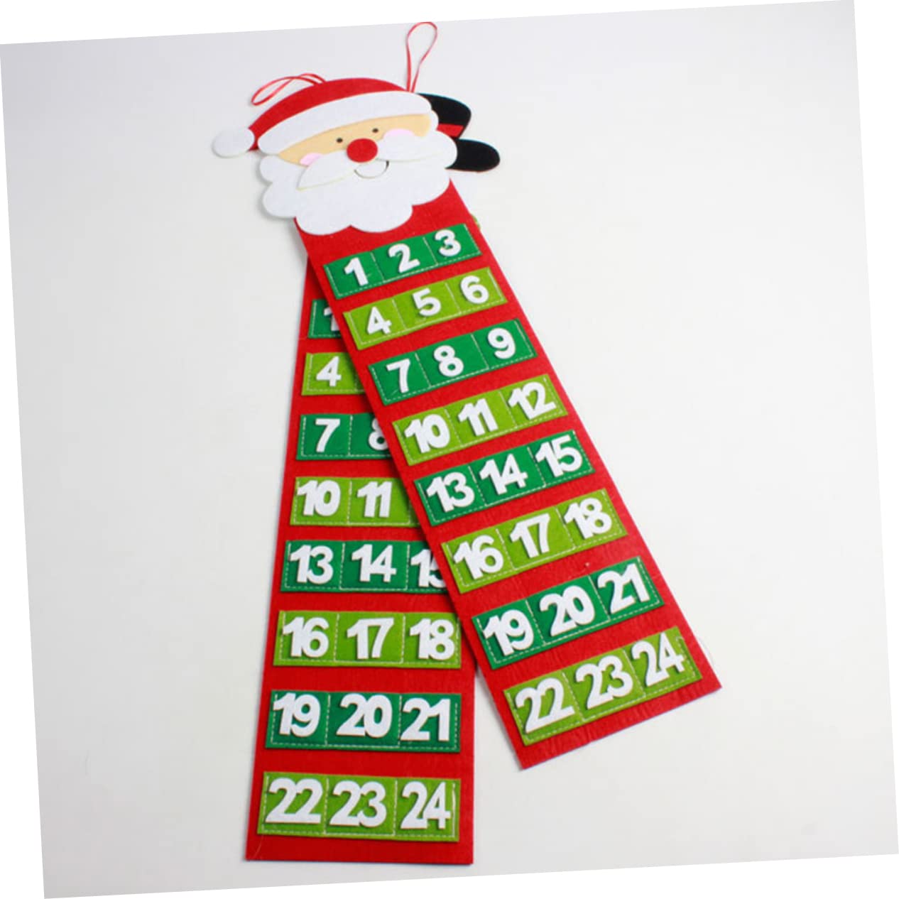 Zerodeko Calendario de Adviento con 3 Colgantes Diseño de Árbol de Navidad Calendario de Cuenta Regresiva para Fiestas en Casa Varios estilos.