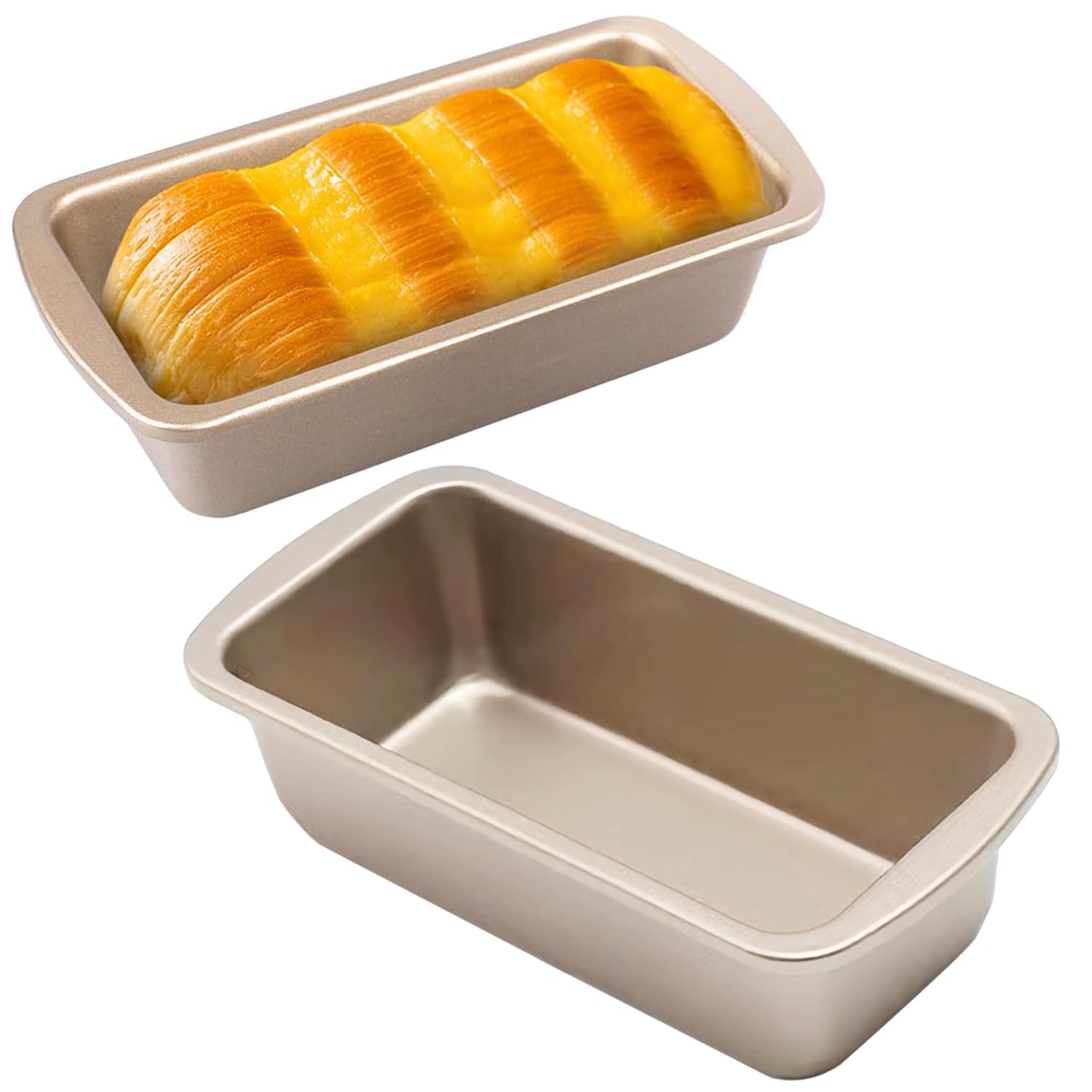 5 Teglie In Silicone Per Pane E Plumcake – Antiaderenti Per Forno E Friggitrice Ad Aria – 19,5x9,5x5,5 Cm – Colorate (verde, Bianco, Viola, Rosso, Nero)