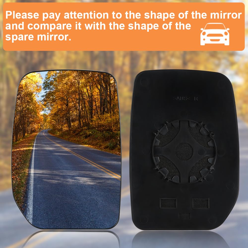 Verre De Rétroviseur Chauffant Pour Opel Antara 2006-2015 – Côté Droit, Remplacement Direct