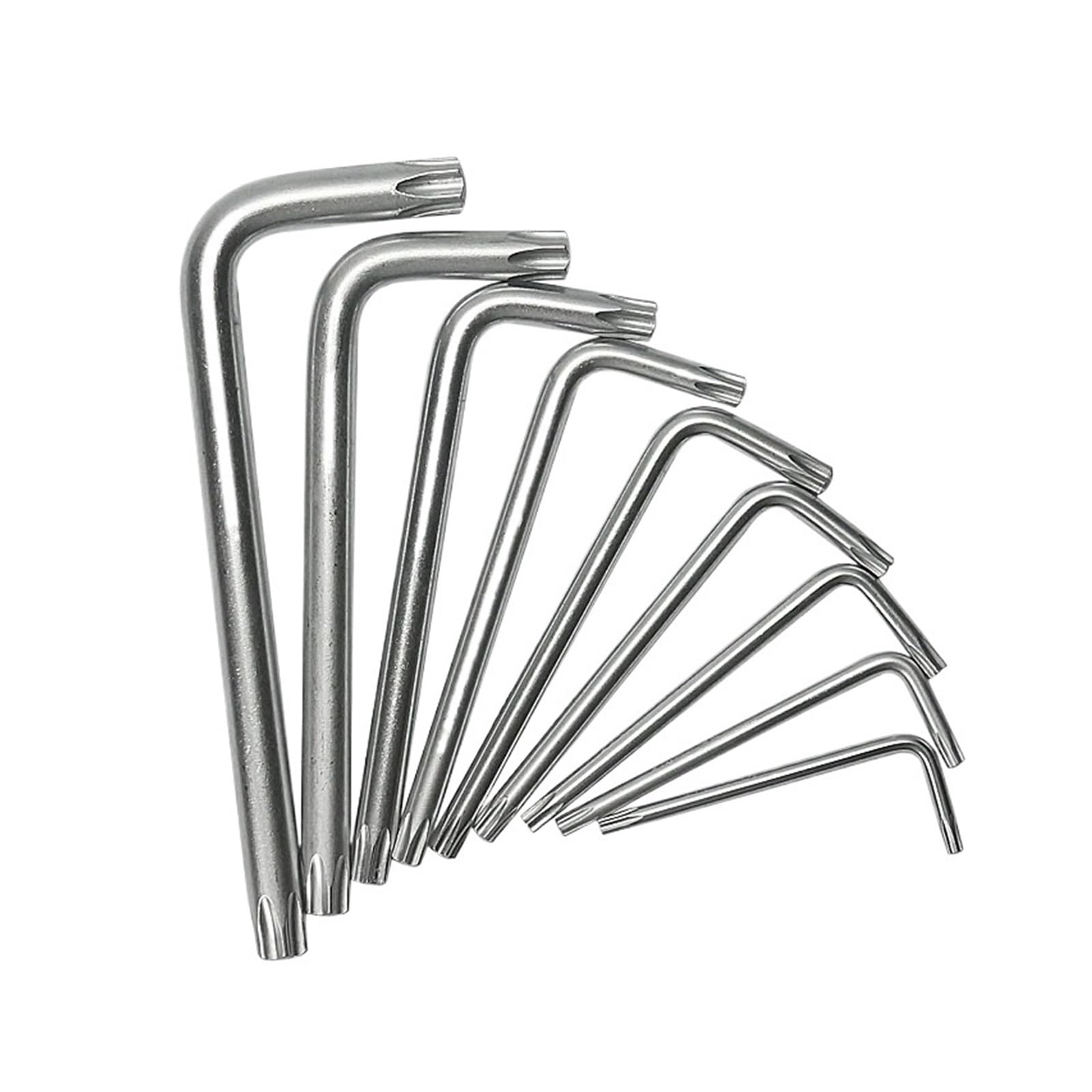 Generico Chiave esagonale tipo L Lunghezza standard 1 chiave dinamometrica a bussola 9 pezzi/set Set di chiavi esagonali T10-T50