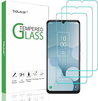 3 Pack Compatible for TCL 40 XL 5G /TCL 40XL 2023 Screen Protector Tempered Glass 6.75 inch,Touch Sensitive,Case Friendly, 9H Hardness