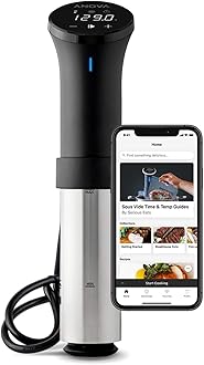Culinary AN500-US00 Sous Vide Precision Cooker (WiFi), 1000 Watts | Anova App Included, Black and Silver