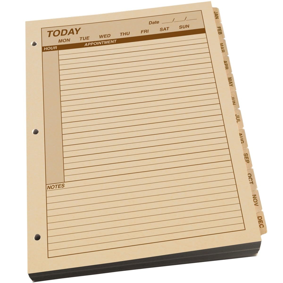 Rite in the Rain Weatherproof Daily Calendar Set, 8.5" x 11", Tan Sheets, 365 Days (No. 9260D-MX) โ image 1