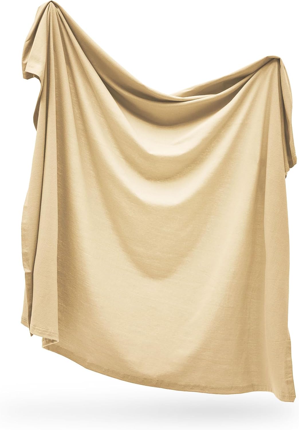 snuggle me Swaddle | Organic Cotton Swaddle Blanket, Soft Stretch, 47 x 47 inches (Honey)