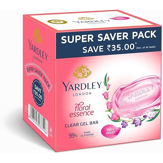 Yardley London Yardley Clear Gel Bar Iris And Violet With 99