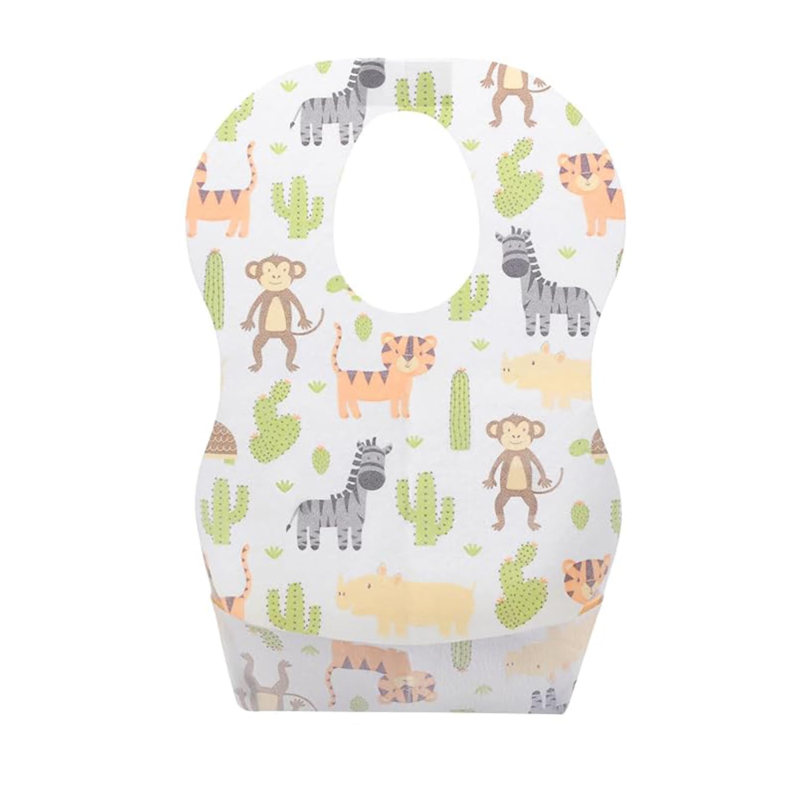 20Pack Baby Weaning Bibs Disposable Bibs Adjustable Feeding Bibs Waterproof with Food Catcher Pocket for for Newborn Infant Toddlers Travel Outdoor