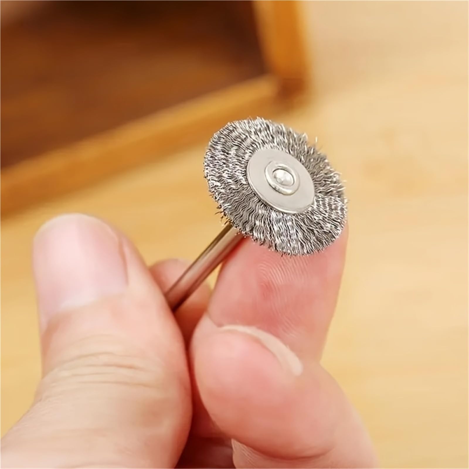 Brosse rotative en acier, 22mm, 10/20 pièces, brosses à roue métallique(20pcs)