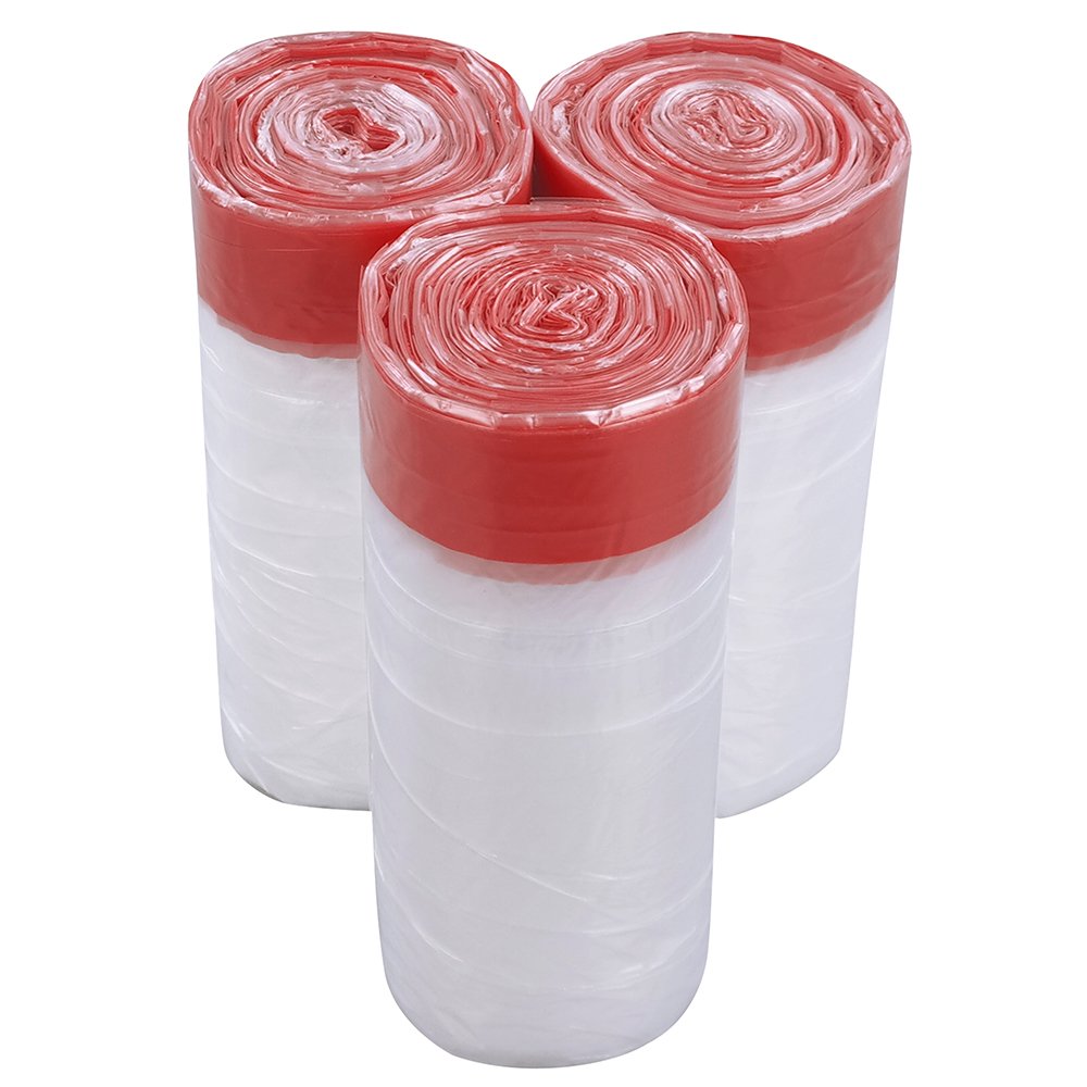 Bolsas de Basura con Cordón de 30 l, Bolsas Basura Transparentes, 108 Bolsas