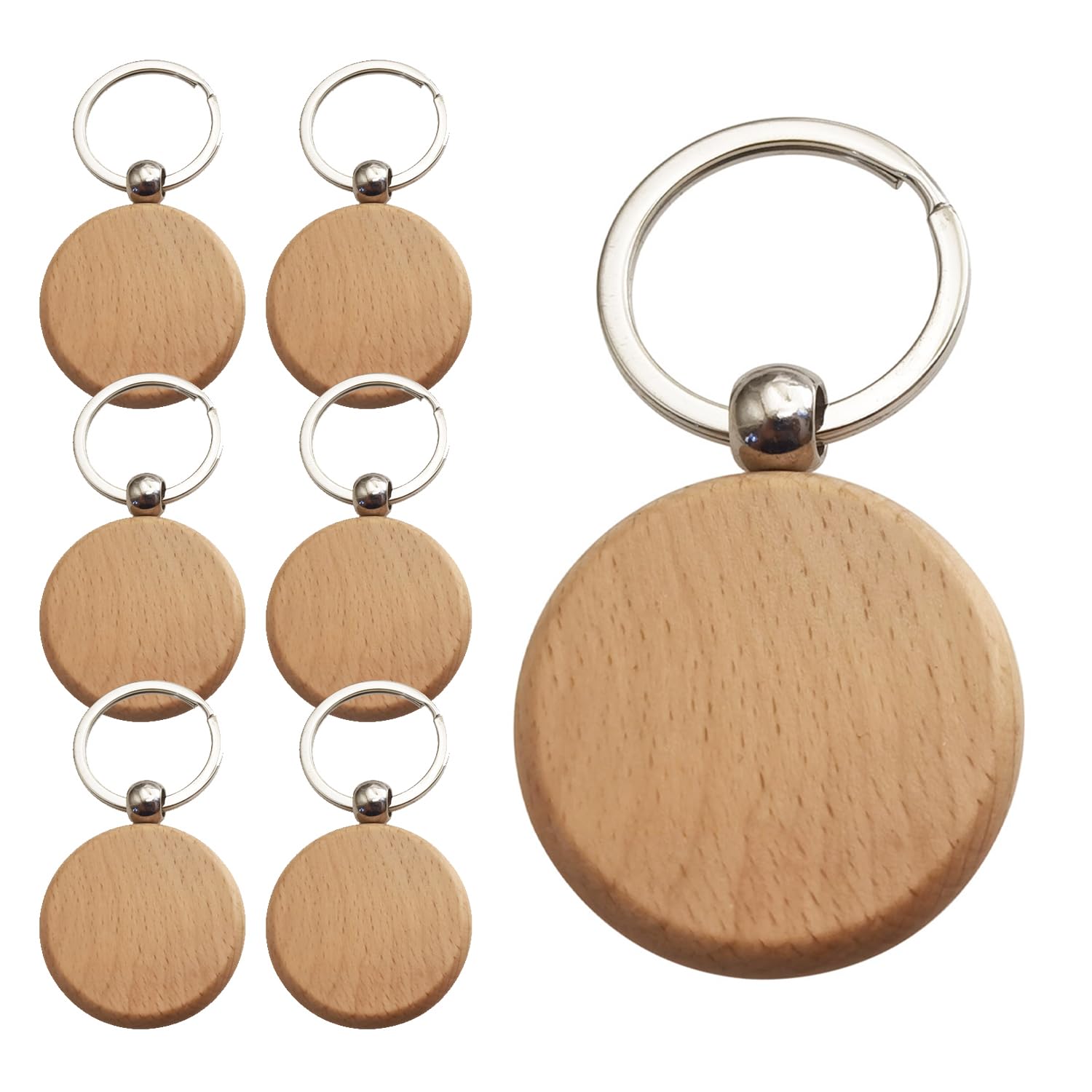 Dischi Legno 100pz - 35mm Con Foro, Per Fai Da Te E Decorazioni - Foto 10