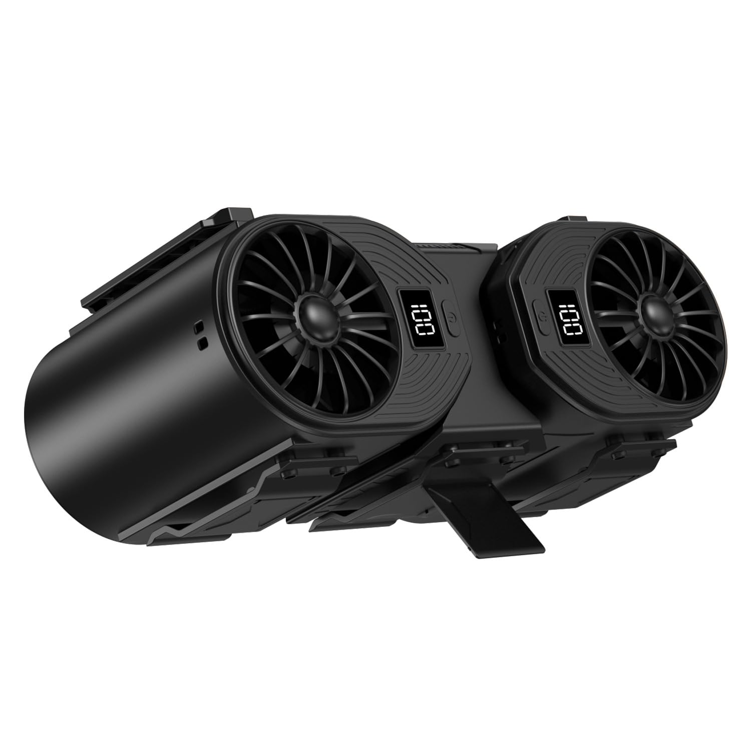 FTK® Heavy-Duty Dual Air Outlet Waist Fan | USB Rechargeable| High-Power Cooling Fan for Outdoor, Construction & Worksites | Portable & Hands-Free Design-image-16