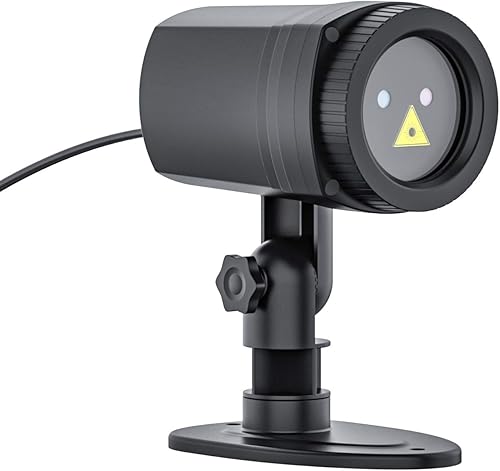 ATAEFR - Proyector de luces láser de Navidad para exteriores, 16 patrones, proyector de luces navideñas IP65 impermeable con control remoto,