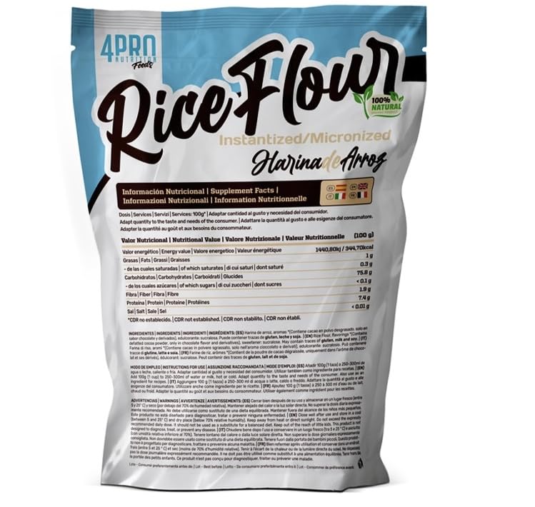 Harina de Arroz 1 Kg 4PRO Chocolate