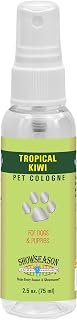 Showseason® Tropical Kiwi Pet Cologne 2.5 oz For Dogs | Travel Size | Long-Lasting Odor Eliminator | Paraben-Free | Biodegradable & Non-Toxic | Made in The USA