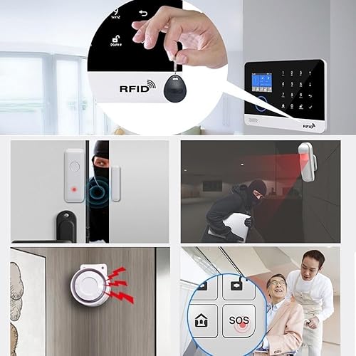 Clouree Gsm Smart Home Security Alarm Kit, Wireless Wifi Home Alarm System With Siren thumb #5
