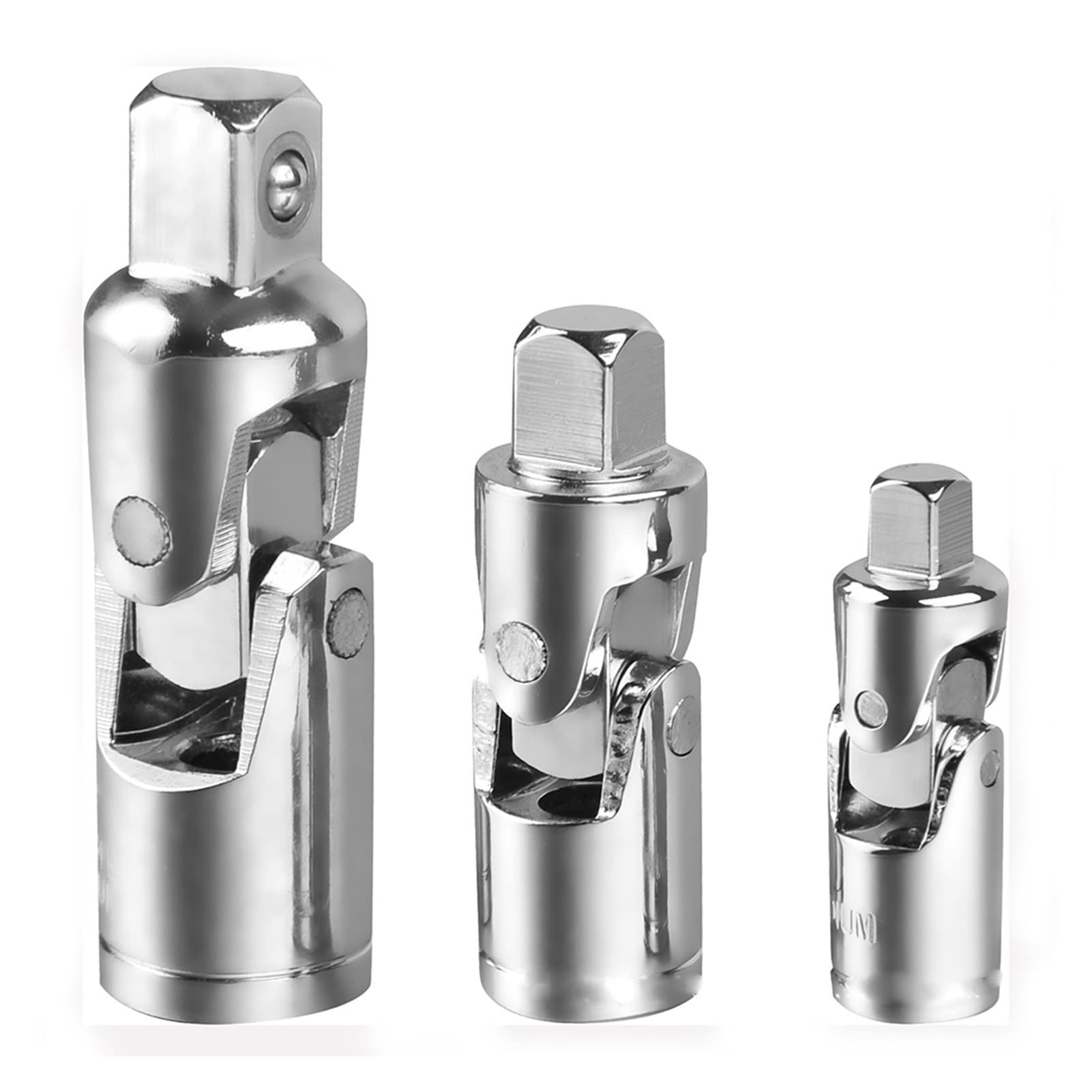 10 szt. 1/4" 3/8" 1/2" Zestaw uniwersalnych przegubów z grzechotką kątową i adapterem nasadki do uchwytu wiertarskiego