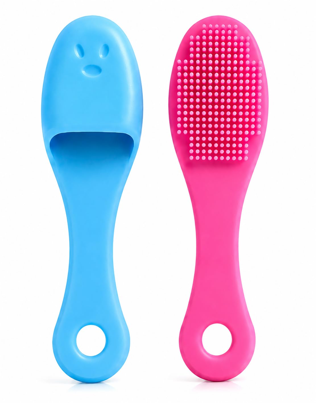 Face Cleansing Brush Pack of 2 | Soft Silicone Facial Cleansing & Exfoliating Brush | Deep Pore Cleanser & Blackhead Remover | Gentle Face Scrubber for Women, Men & Sensitive Skin | Reusable & Easy to Clean-image-28