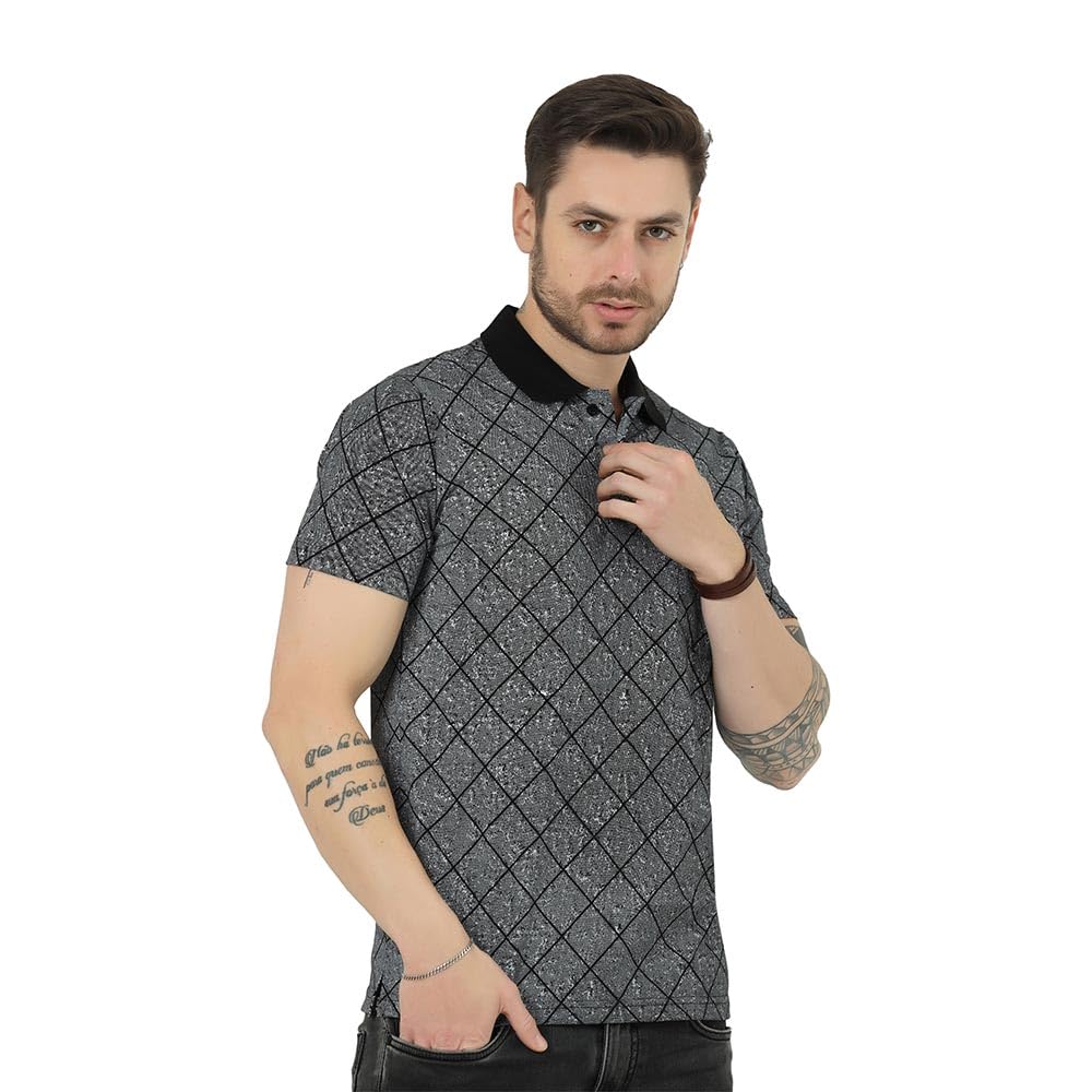 Printed Polo T-Shirt