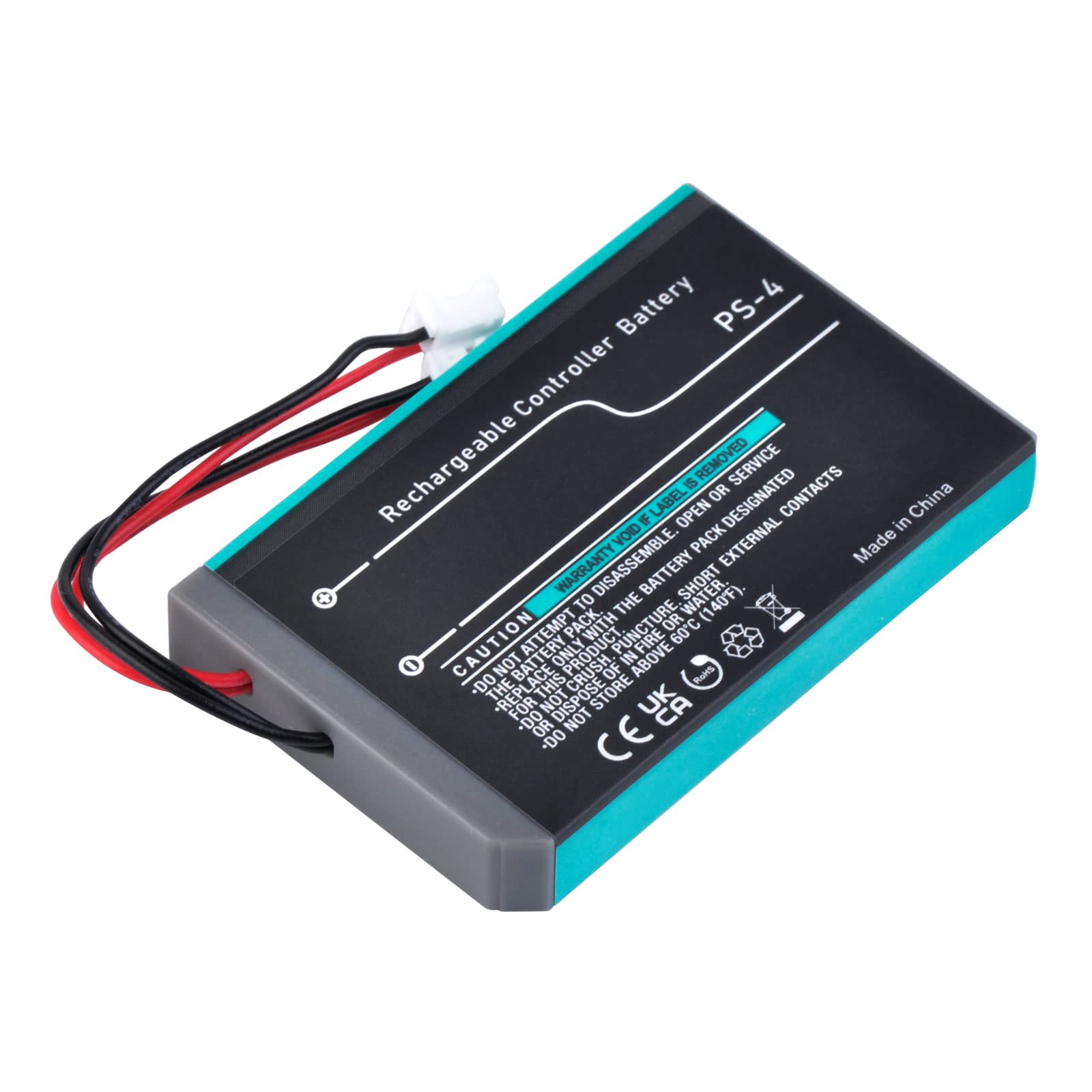 Batería de repuesto para mando PS4, 2 unidades, 2000 mAh, para mando Sony Playstation 4 y PS4pPro con herramienta de instalación