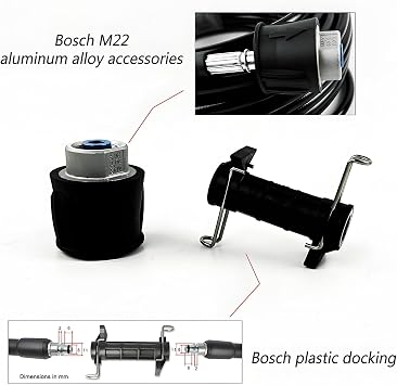 General Purpose Black PVC Material 3800PSI 26Bar 10M 20M 30M 40M 50M Bosch High Pressure Washing Hose Pipe Extension Hose Connector Adapter Bosch High Pressure Washer Bosch Bosch Aluminum Alloy