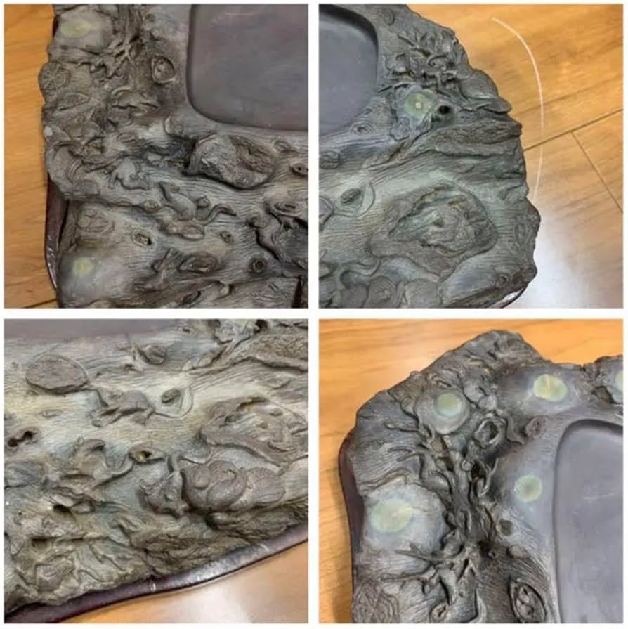 中国・書道具/名石 清時代文房四宝端渓硯/魚脳凍・天青色、赤紫色咽脂暈Y106 中国・書道具/名石 清時代文房四宝端渓硯/魚脳凍・天青色、赤