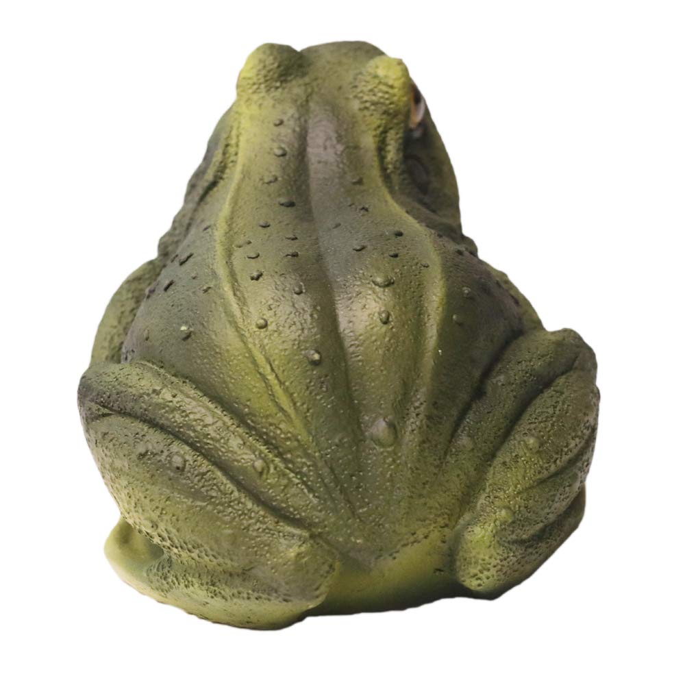 Nature's Rhythm Frog Statue Toad Figurine Resin Animal Figurine Decoration Art Resin Decoration Lawn Garden Courtyard Ornaments Indoor Outdoor Decoration Garden Decor to Hide Key